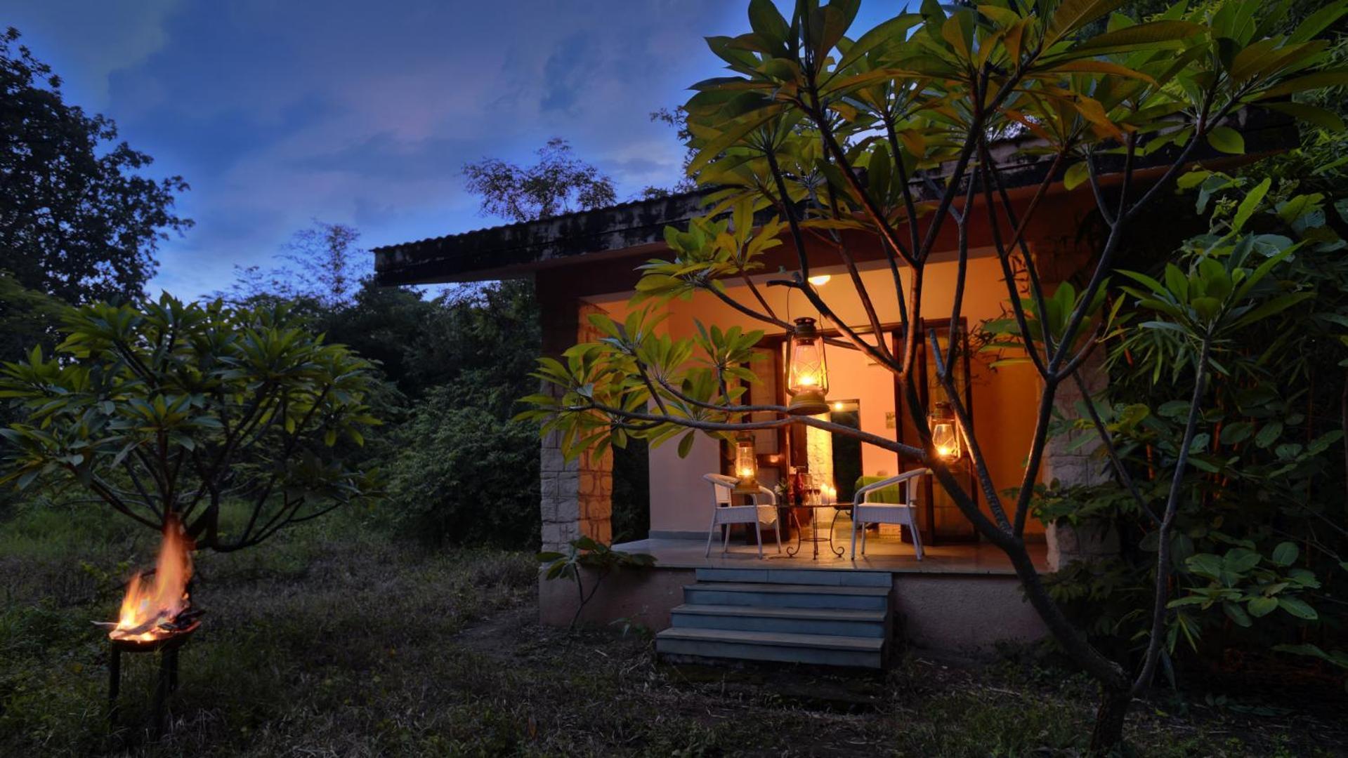Hotel Pench Jungle Camp à Khawāsa Chambre photo