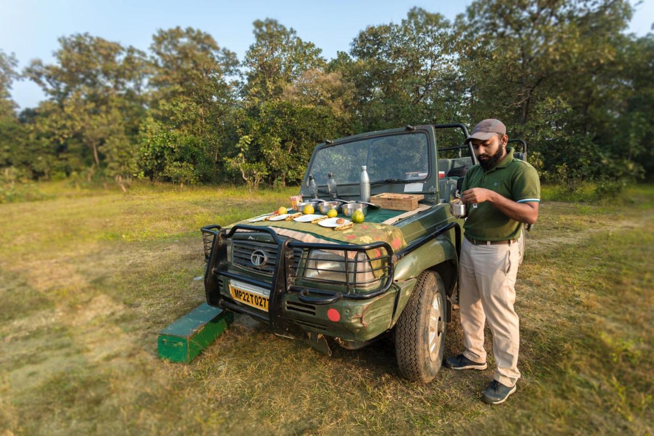 Hotel Pench Jungle Camp à Khawāsa Extérieur photo